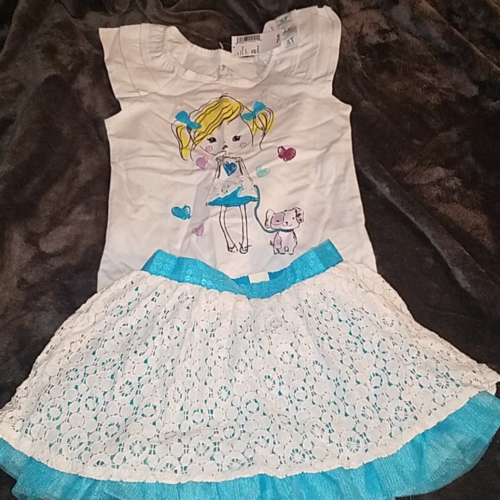 Shirt and skirt combo